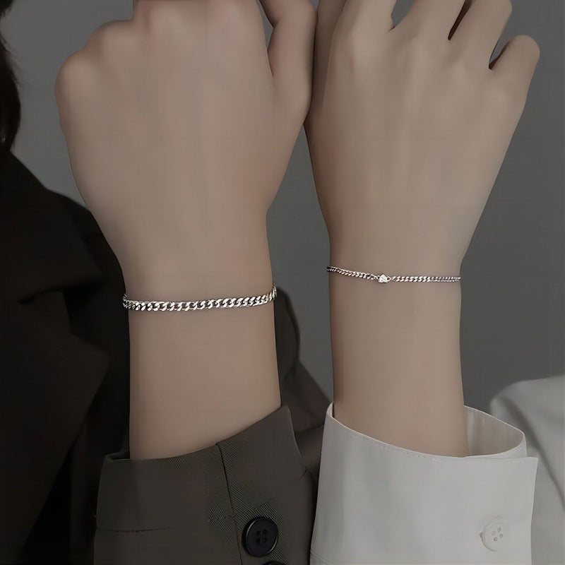 European And American Ins Special-interest Design High-grade Bracelet Suit Stainless Steel