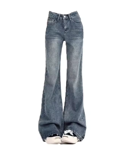 Ladies Jeans Flare Trousers Leisure Slimming Vintage Inspired Autumn High Waist Bell Women's pants Flared jeans jeans y2k