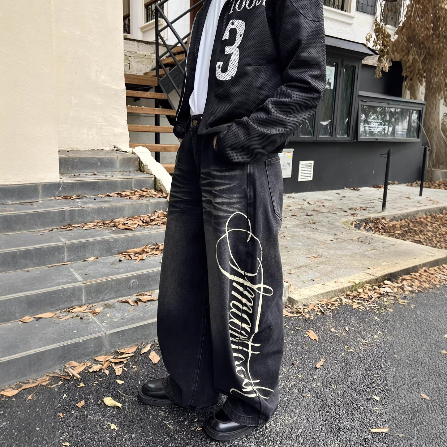 Casual Trendy Effortless Fashionable Mid-rise