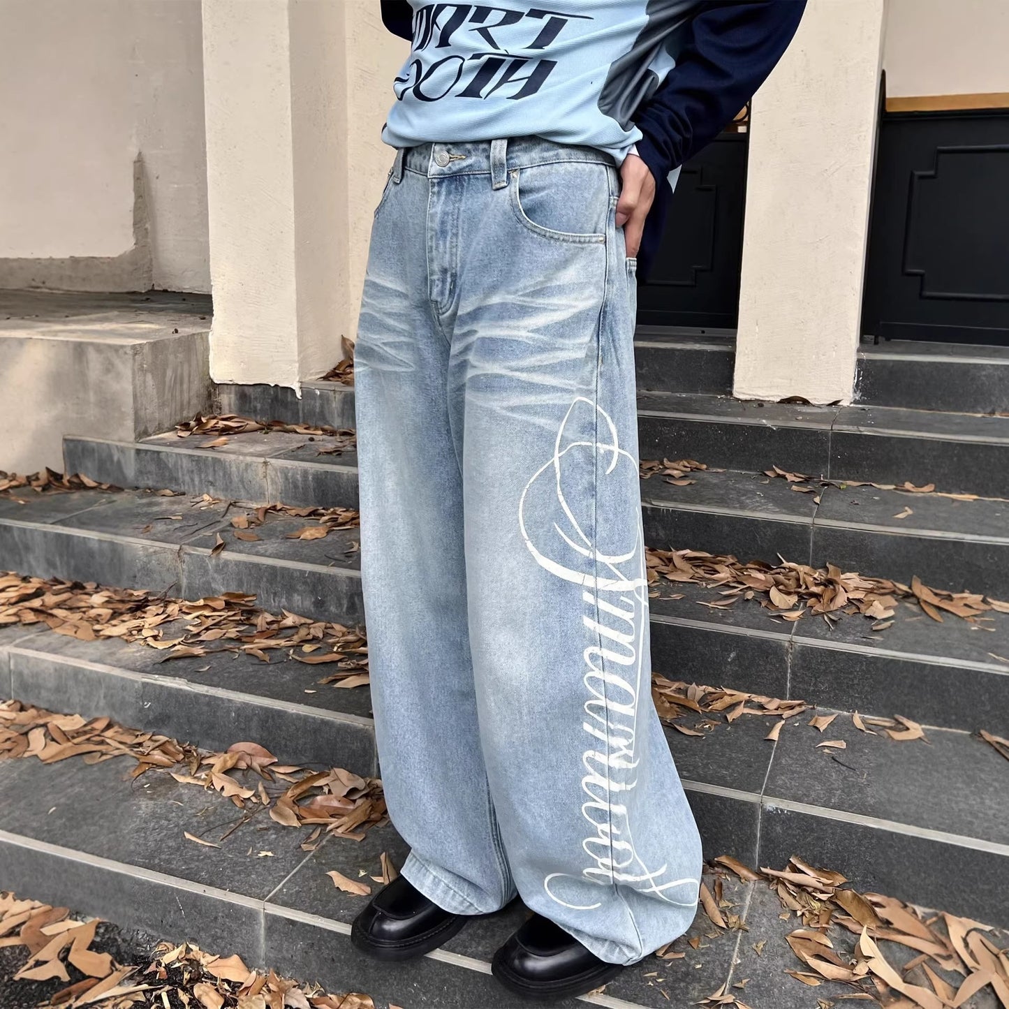 Casual Trendy Effortless Fashionable Mid-rise
