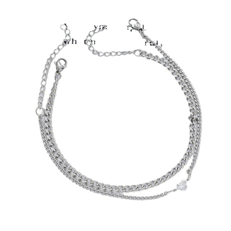 European And American Ins Special-interest Design High-grade Bracelet Suit Stainless Steel