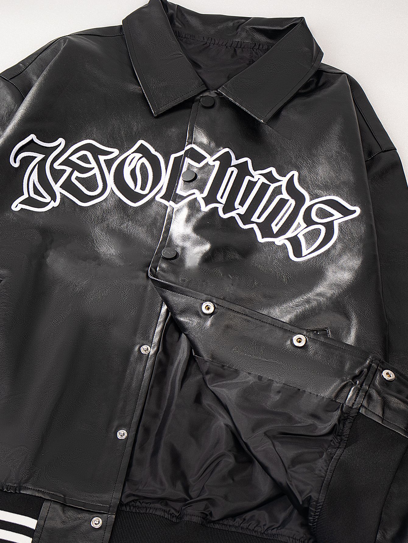 Men's PU Leather American-style Biker Jacket Men's