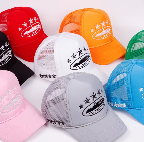 New Unisex Pentagram Baseball Hats Hip Hop Adjustable Breathable Personal Sunshade Mesh Versatile Street Fashion Trucker Caps