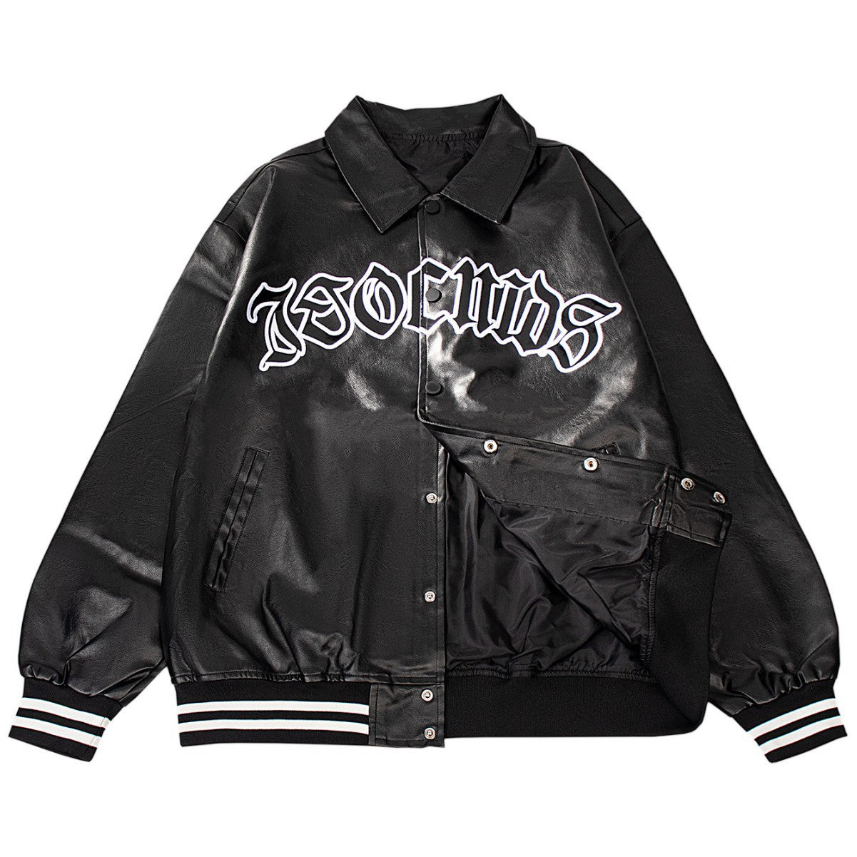 Men's PU Leather American-style Biker Jacket Men's