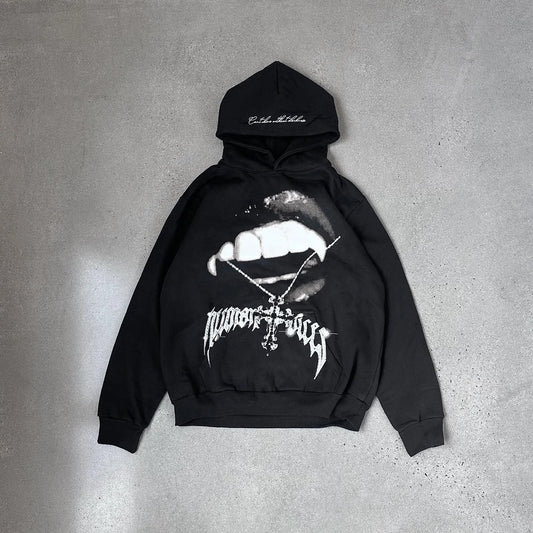 Retro Minimalist Street Hoodie