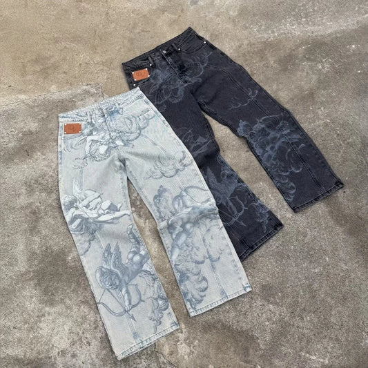 Cupid Arrow Retro Baggy Jeans