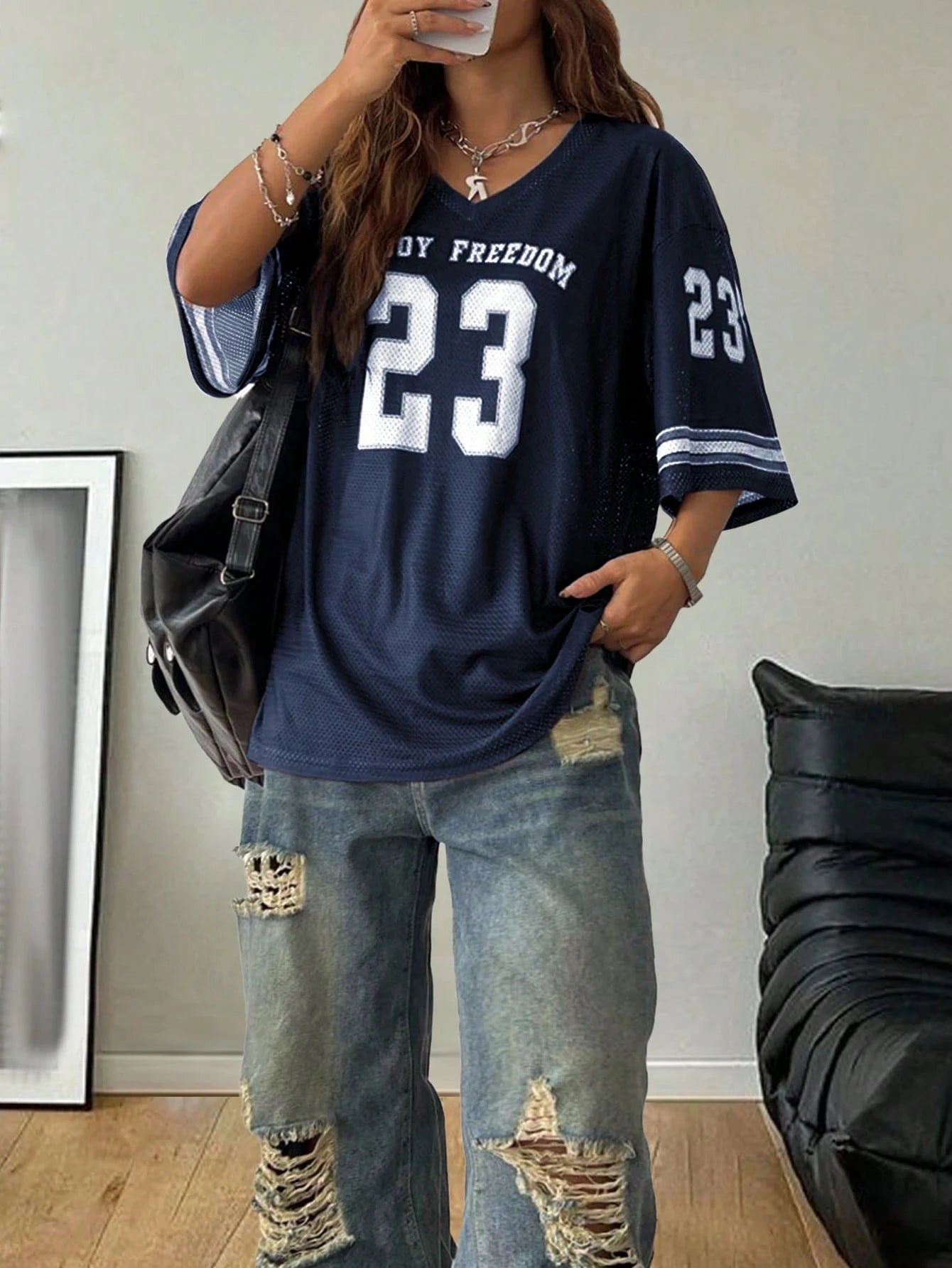 LA Street Oversized Jersey Tee
