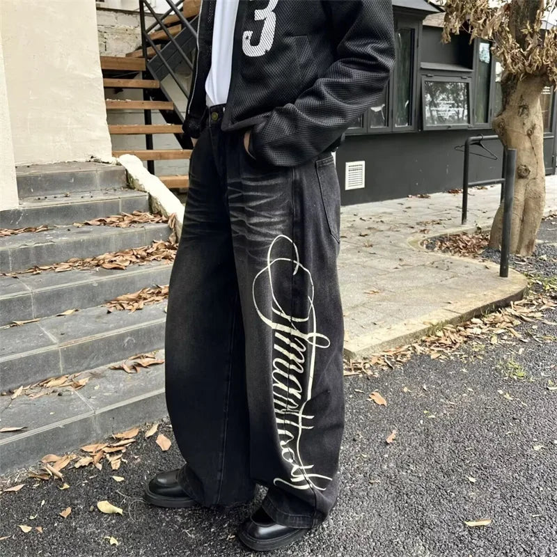 Retro Street Baggy Jeans
