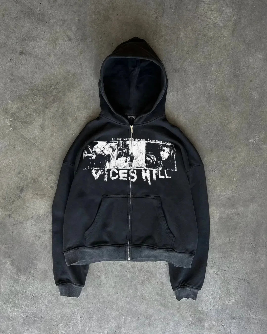 Retro Minimalist Street Hoodie