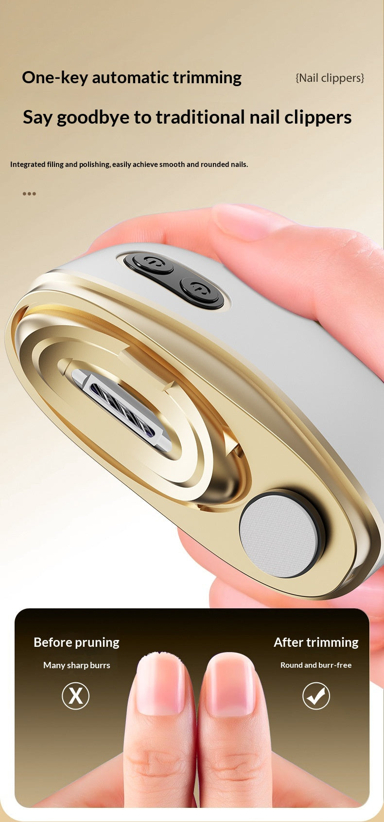 Quiet Power Nail Trimmer